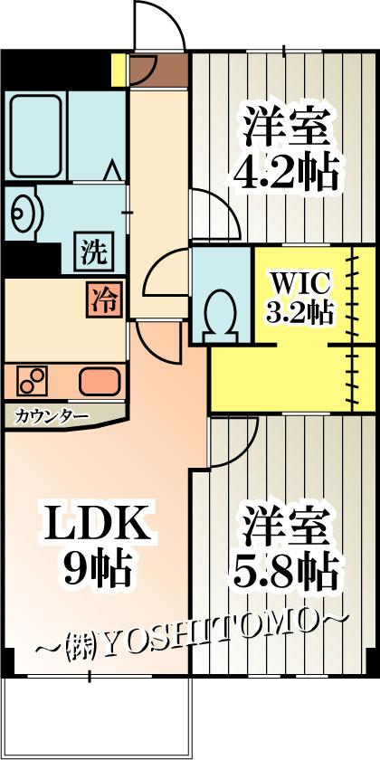 �y�Ԏ�z�@��2LDK�^�C�v�̈�ၙ�@�����]�^�C�v�L