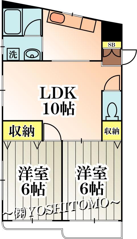 �y�Ԏ�z�@��1�����E�t�@�~���[�^�C�v�@2LDK��