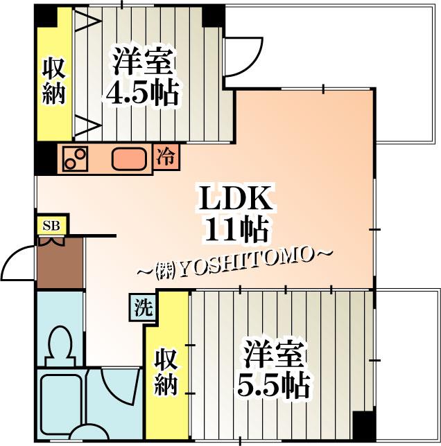 �y�Ԏ�z�@��2LDK�^�C�v��