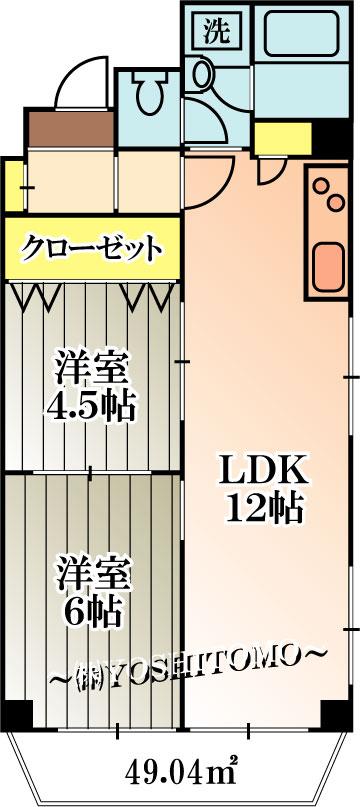 �y�Ԏ�z�@��2LDK�@�����}���V������1����