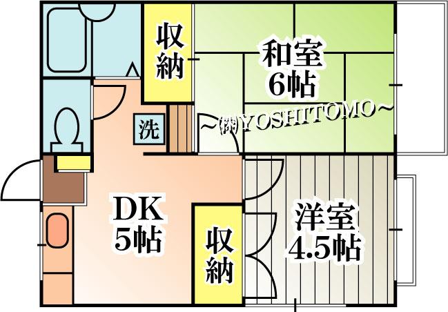 �y�Ԏ�z�@��2DK�^�C�v��