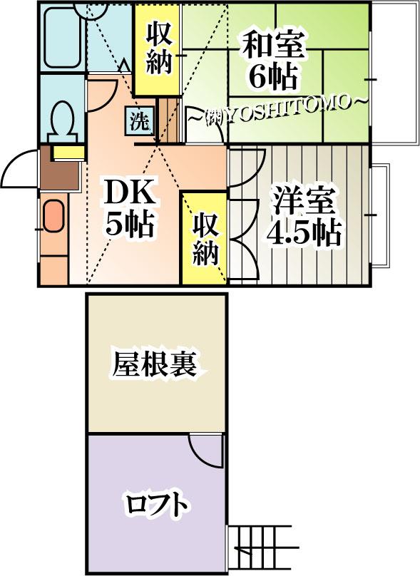 �y�Ԏ�z�@��2�K�̂������ɂ̓��t�g�Ɖ��������[���t���Ă��܂���