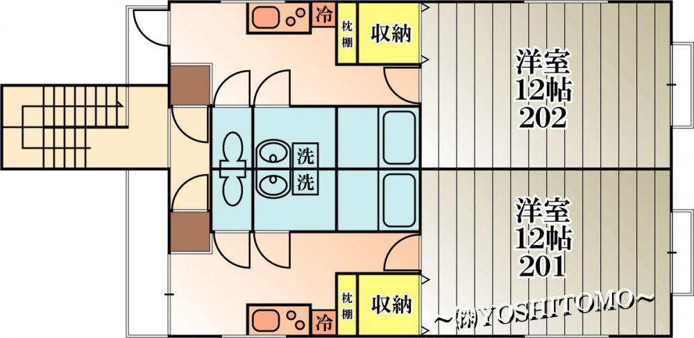 �y�Ԏ�z�@��2�ʍ̌��̍L��1K��