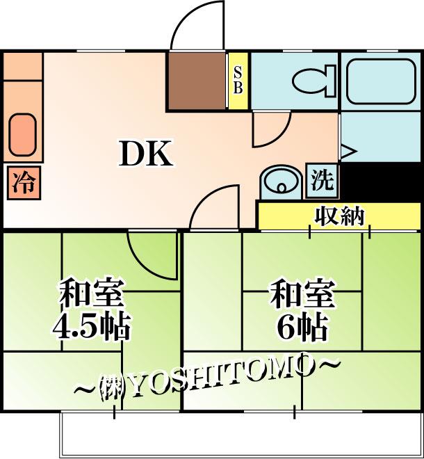 �y�Ԏ�z�@���U�蕪���^�C�v��2DK��